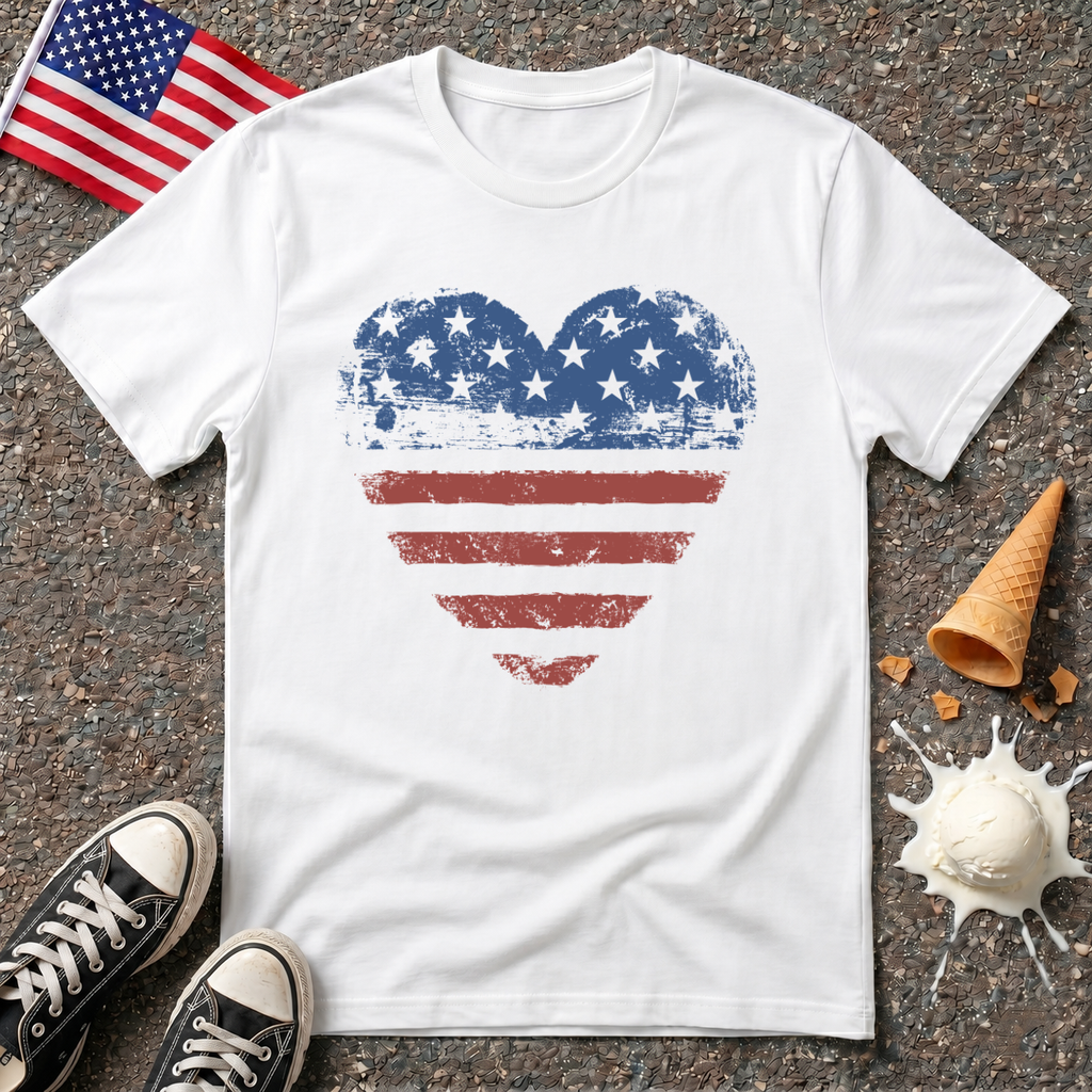 Eroded Heart Tee