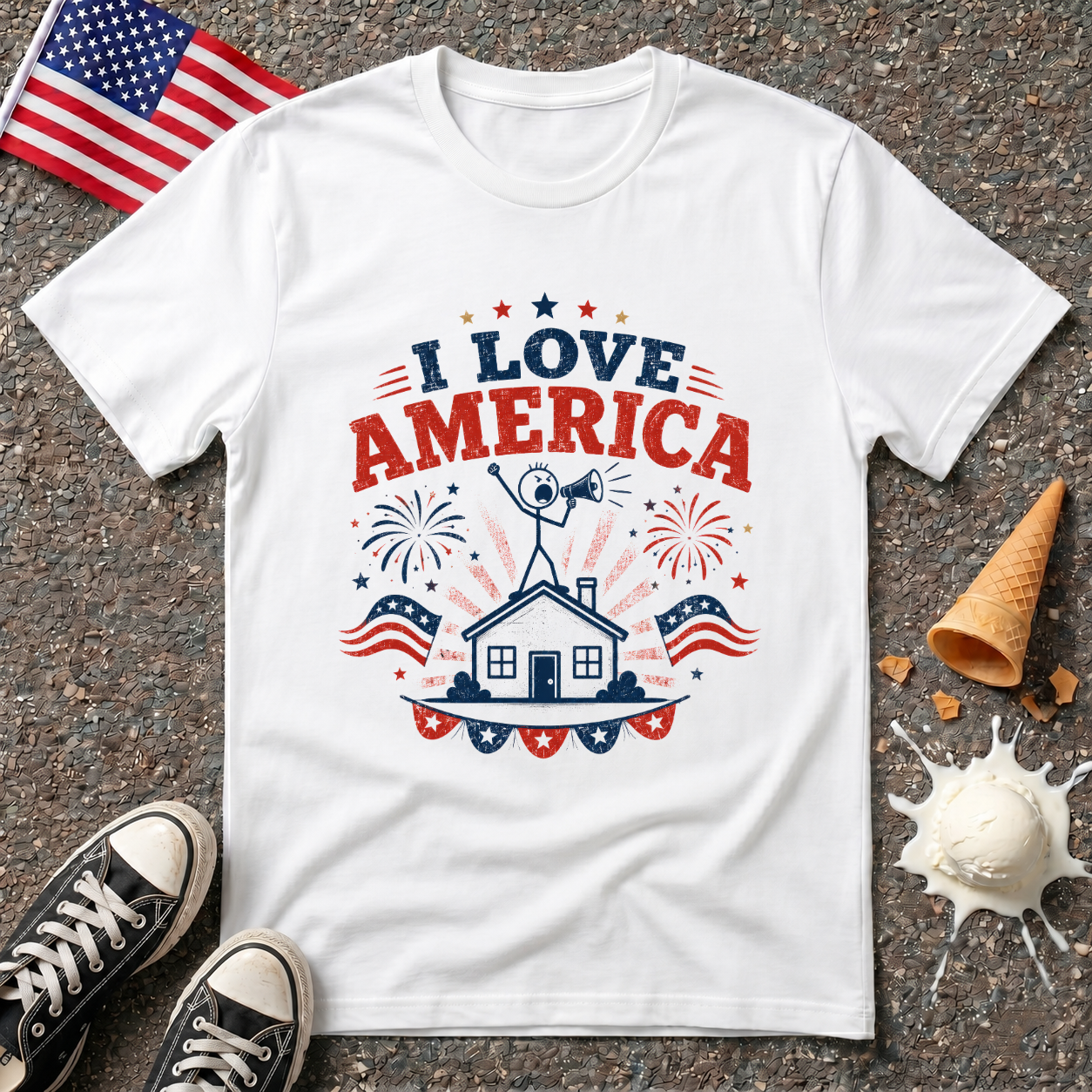 "I Love America" Tee