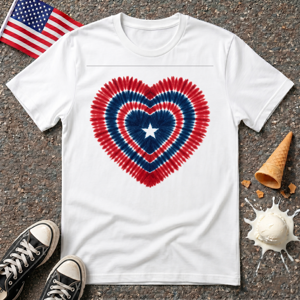 Heart Tie-Dye Tee