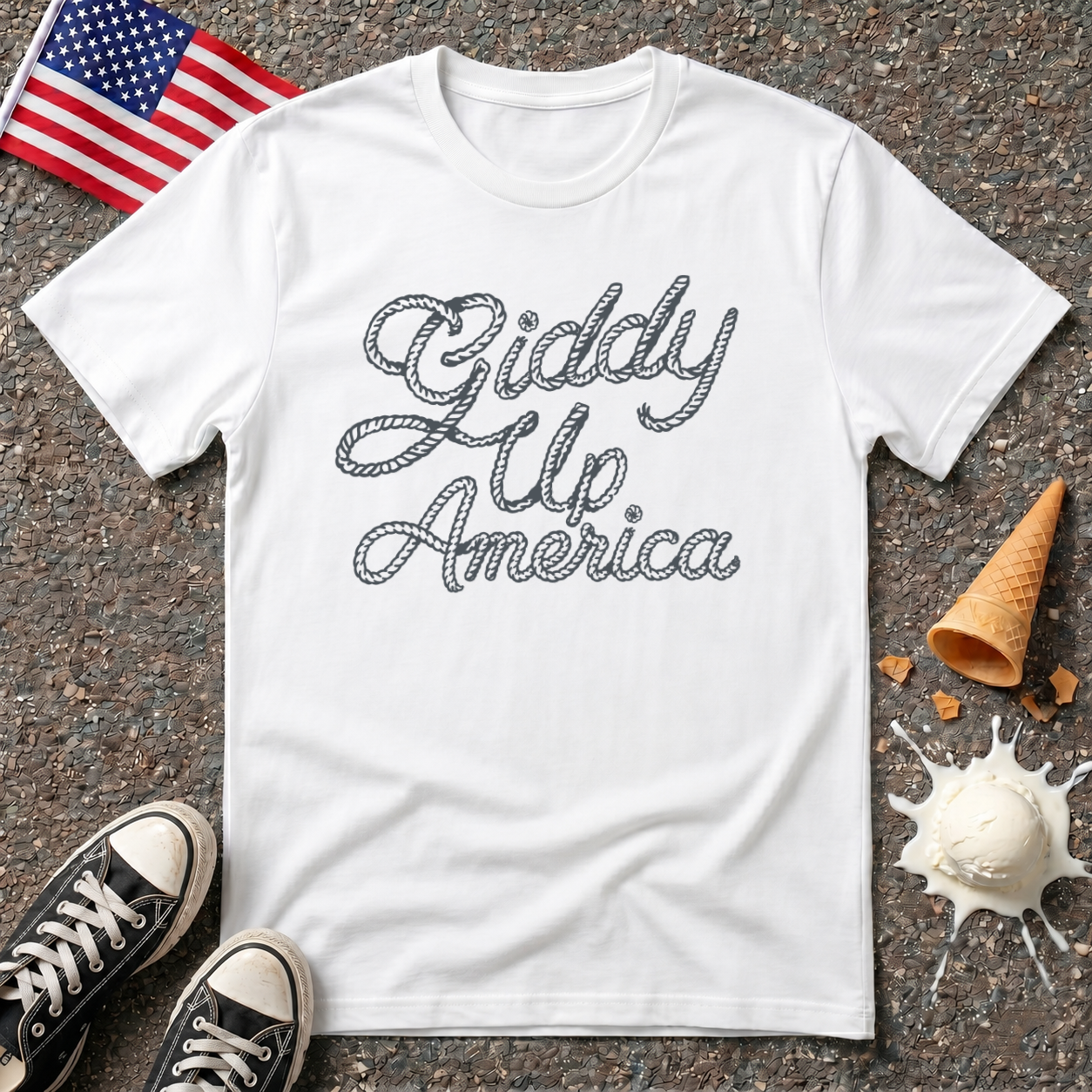 "Giddy Up America" Tee