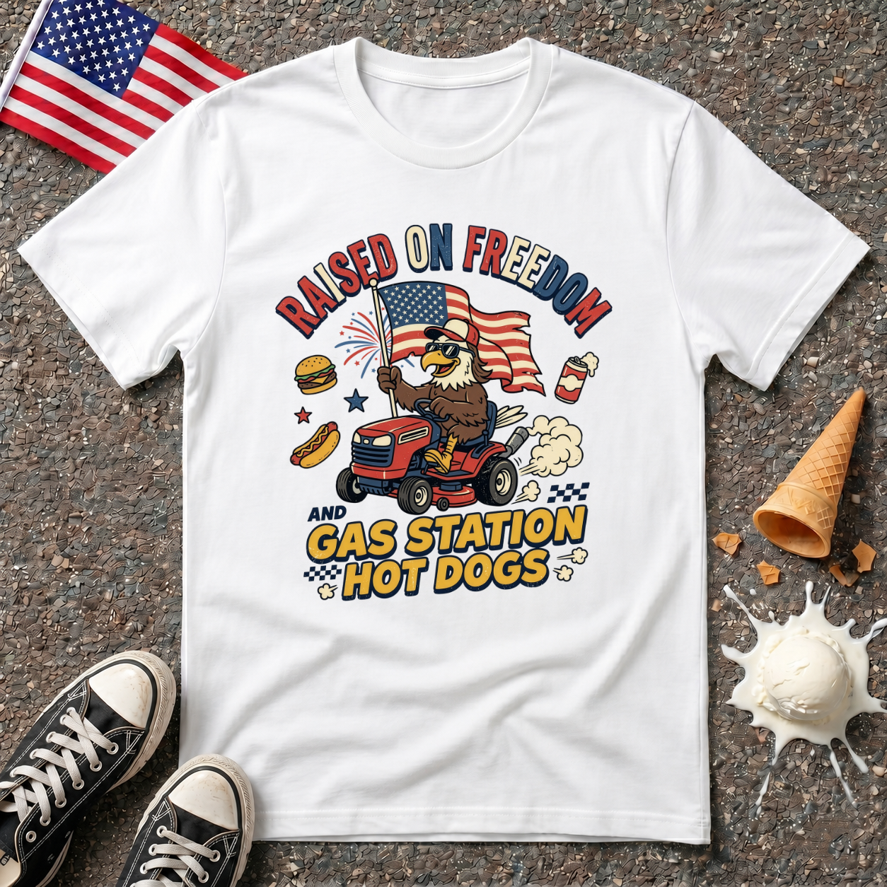 "Raised on Freedom" Tee