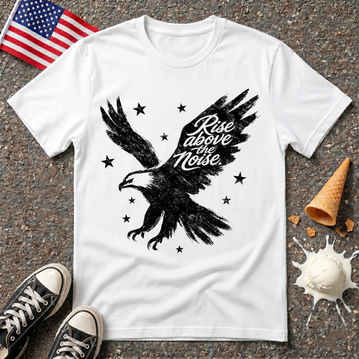 "Rise Above the Noise" Vintage Tee