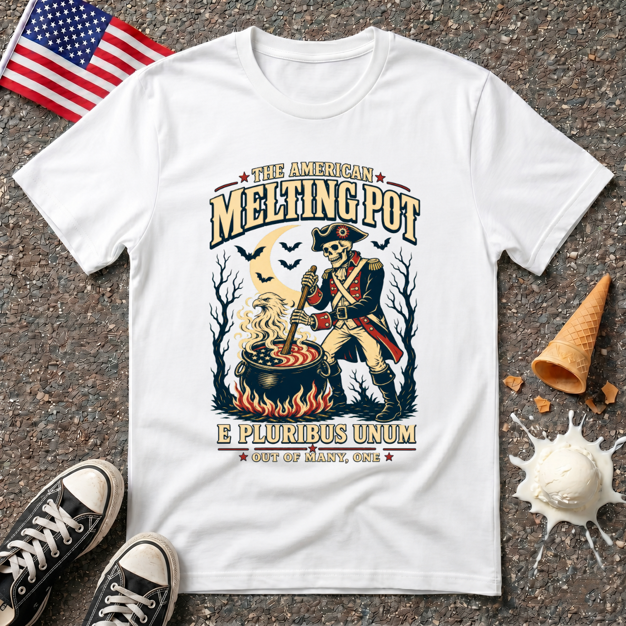 "The American Melting Pot" Halloween Tee