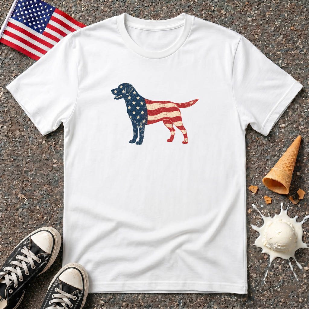 Patriotic Labrador Tee