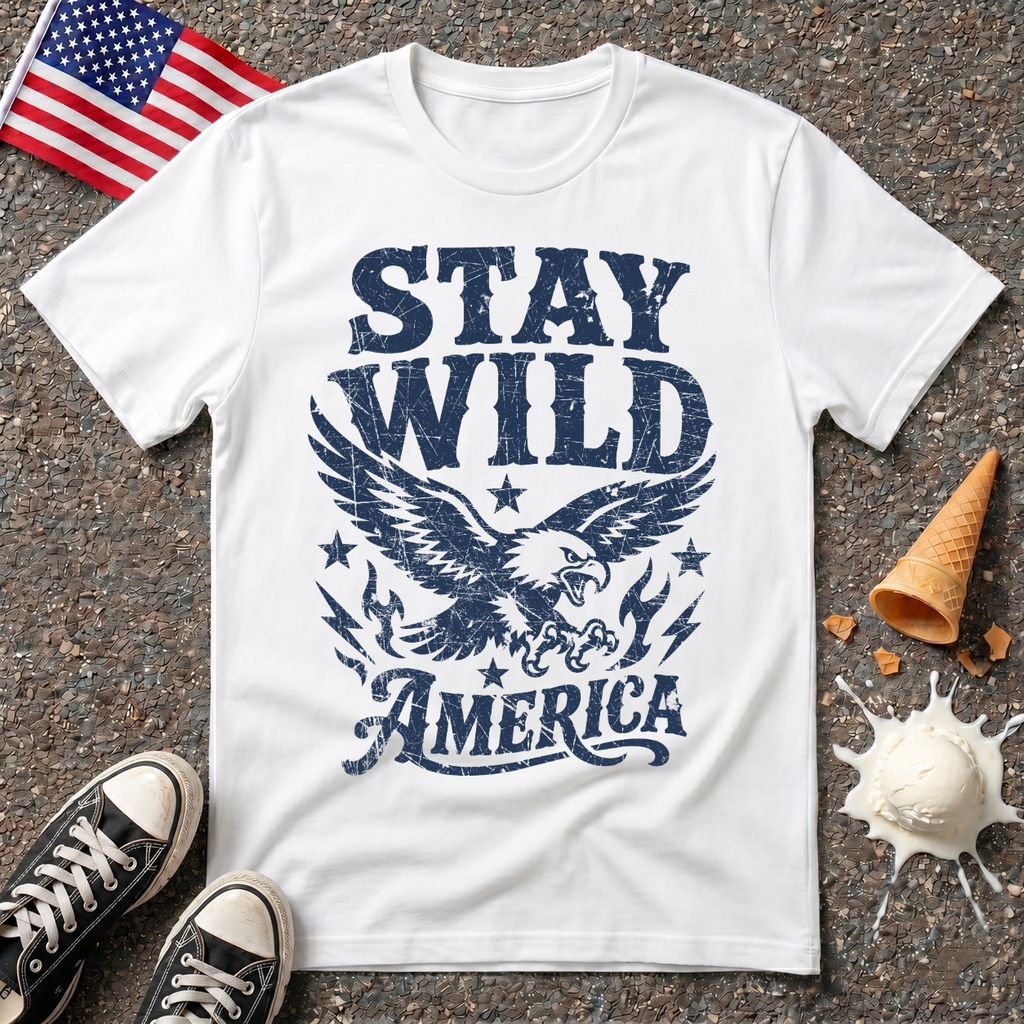 "Stay Wild America" Tee