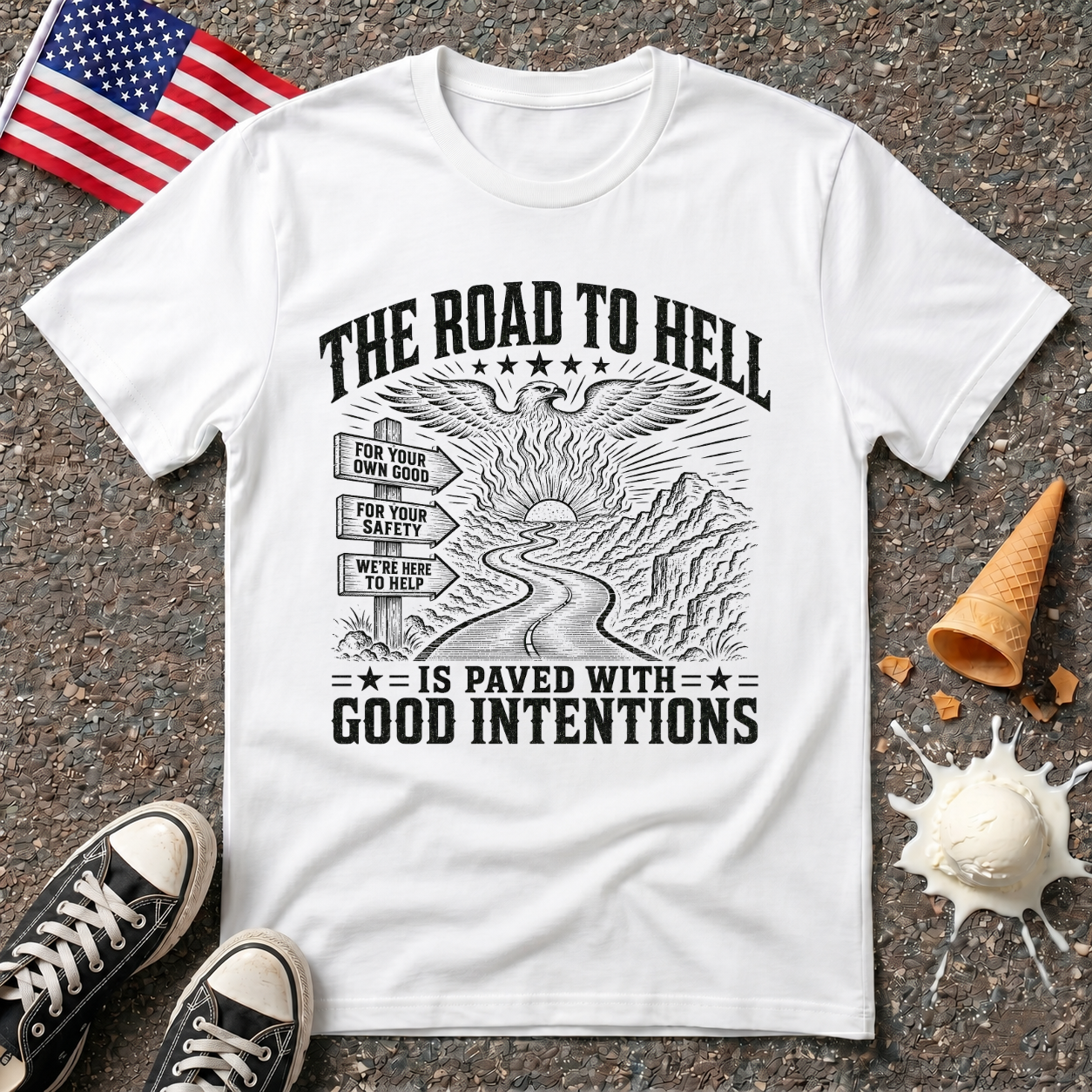 "Road to Hell" Tee