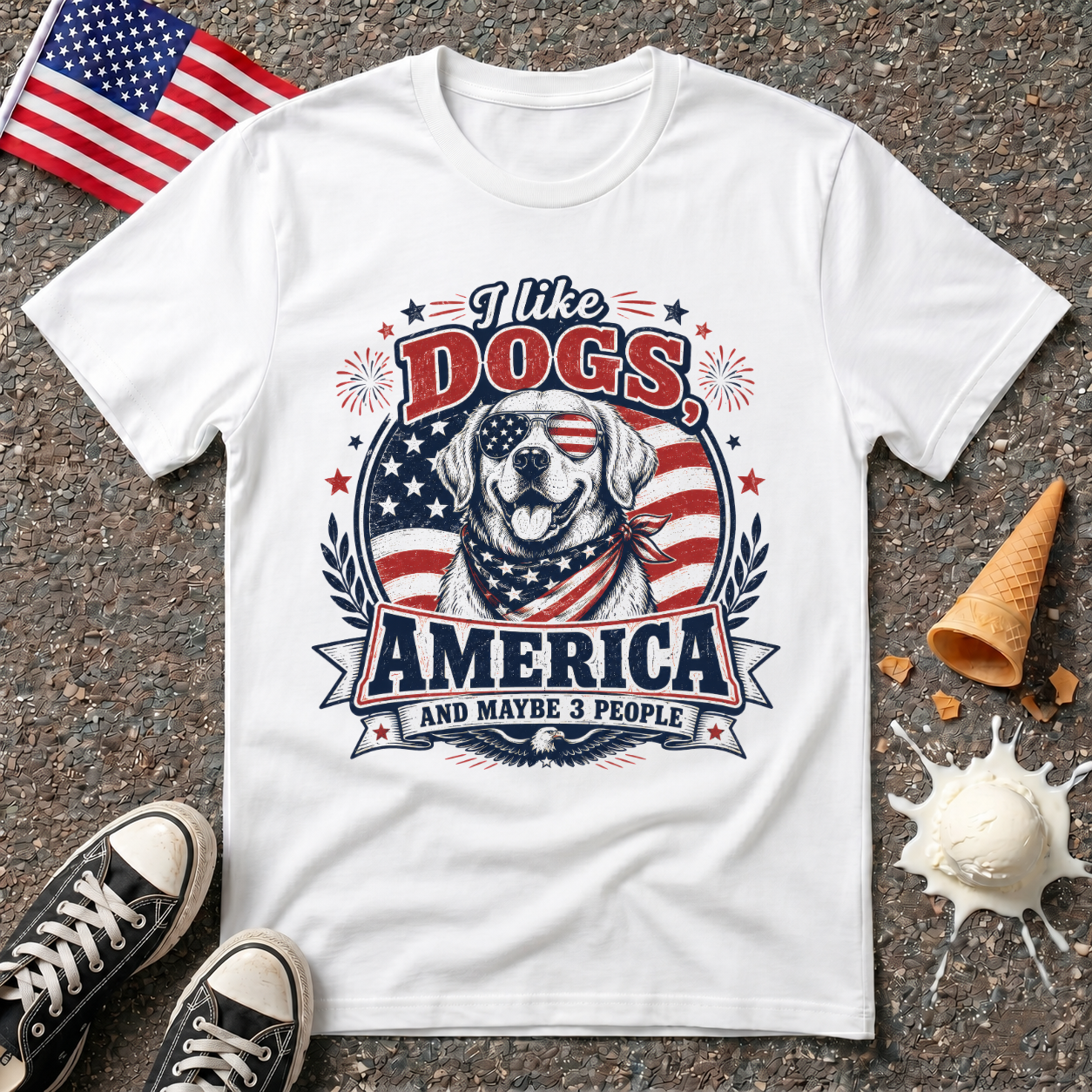 "I Like Dogs" Tee