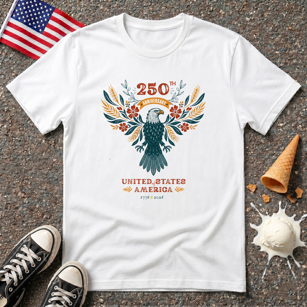250th Anniversary Folk Eagle Tee