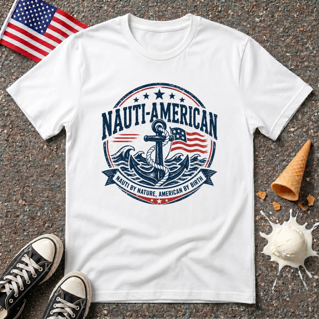 "Nauti-American" Vintage Tee