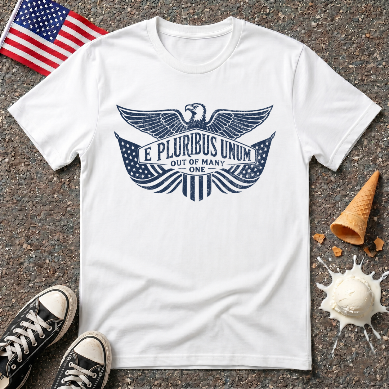 "E Pluribus Unum" Vintage Tee