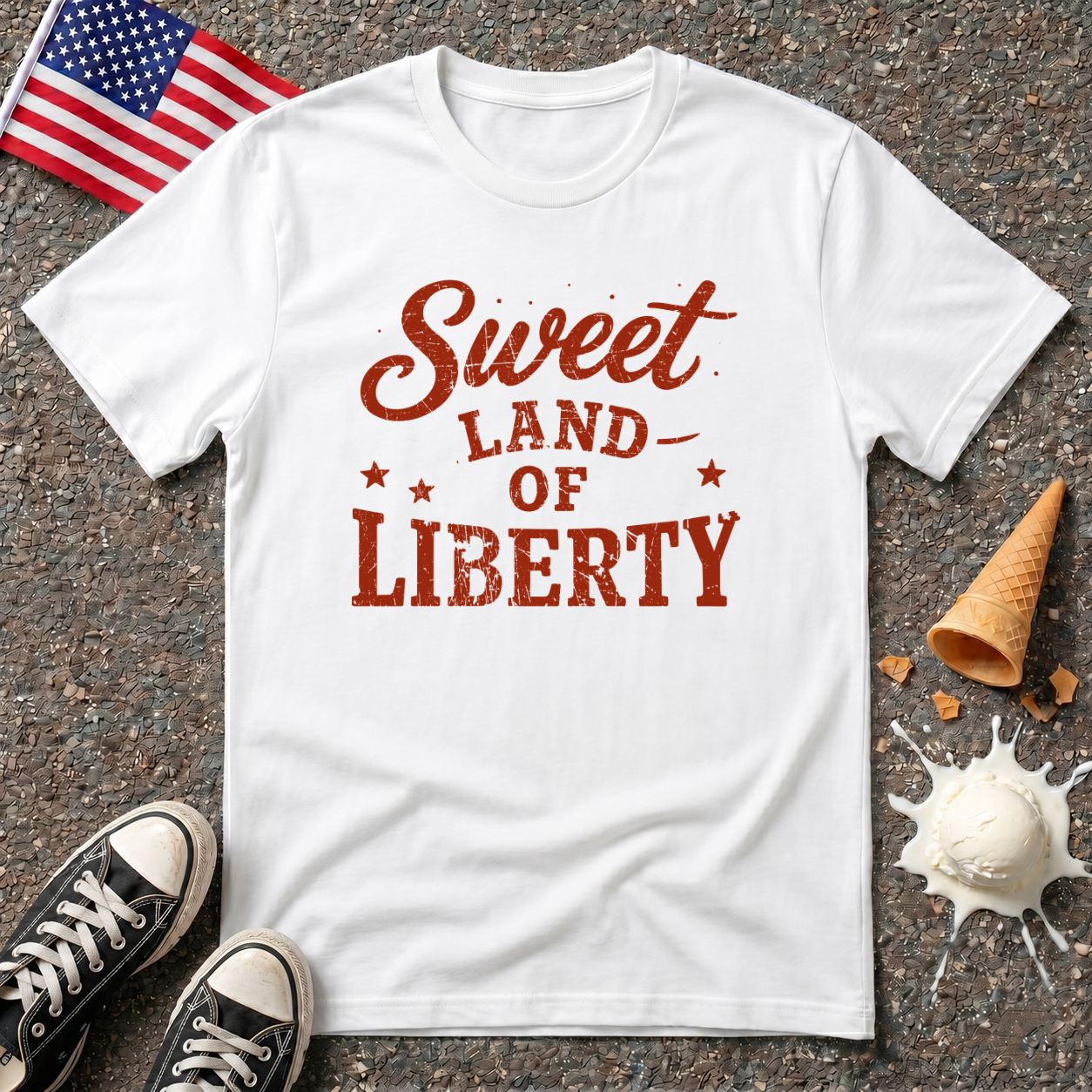 "Sweet Land of Liberty" Vintage Tee