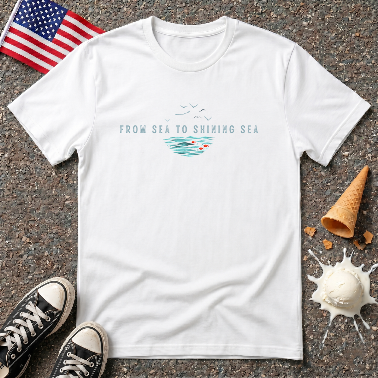 "From Sea to Shining Sea" Tee