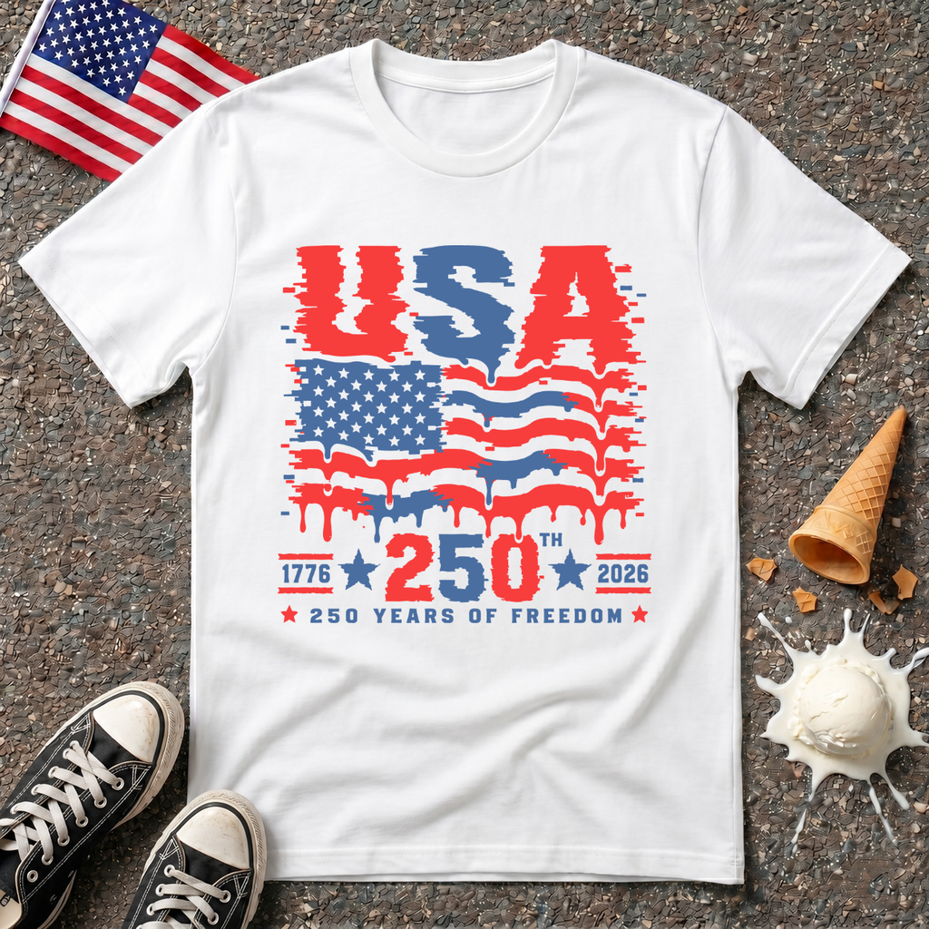 USA 250 Glitch Tee
