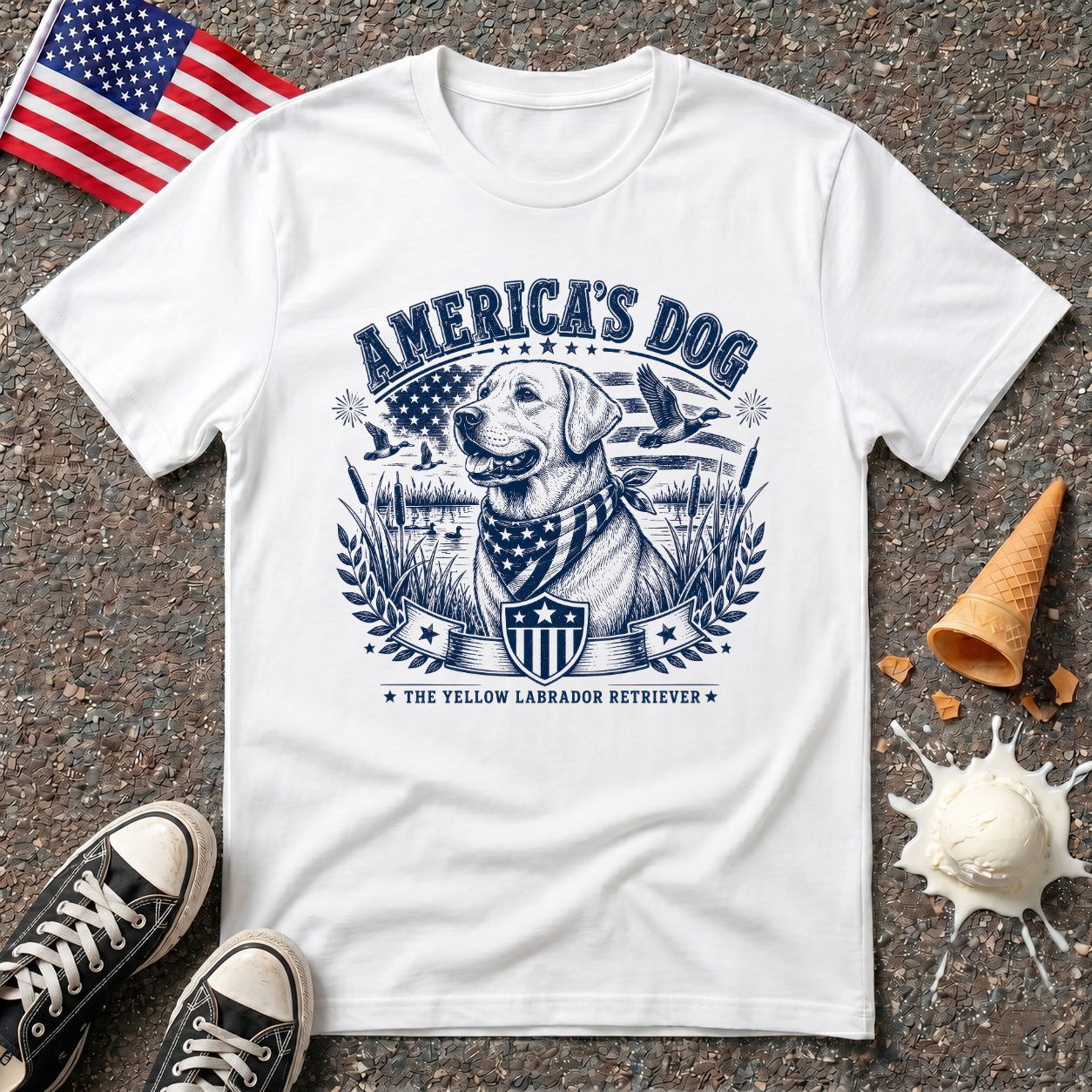 "America's Dog "Tee