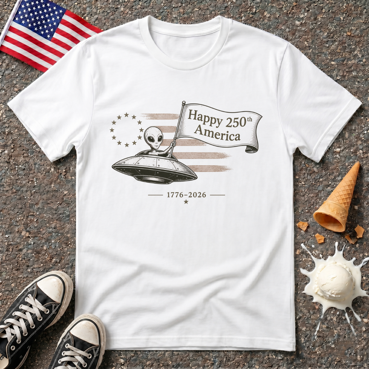 “Happy 250 America” Tee