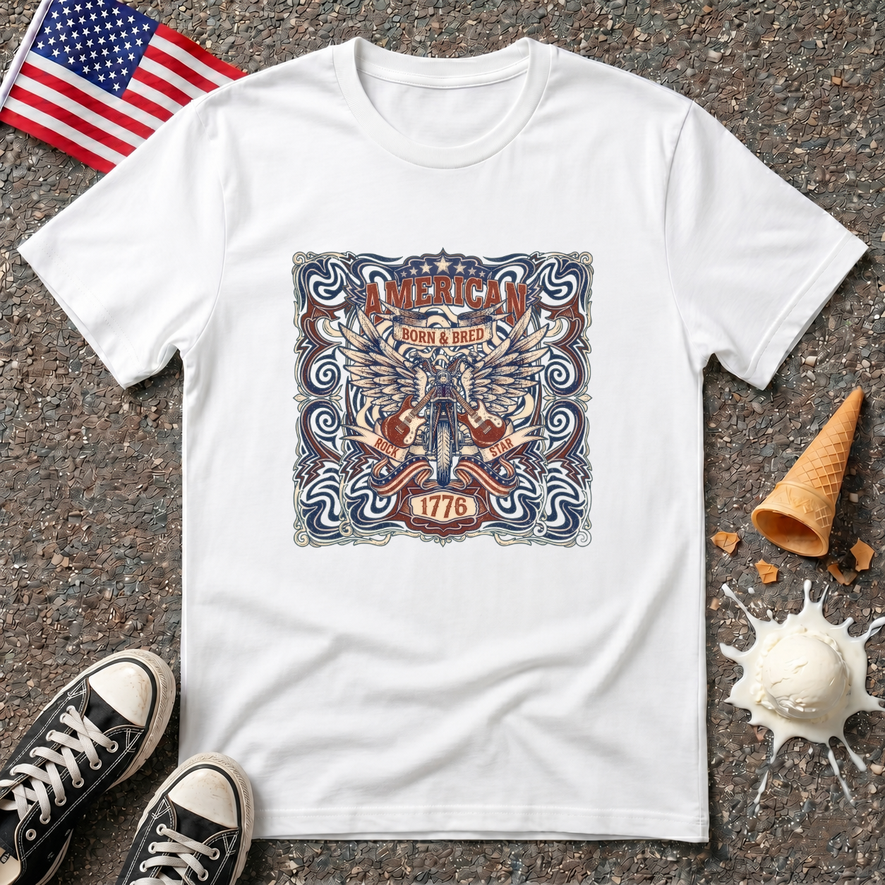 "Born & Bred" Vintage Poster Tee