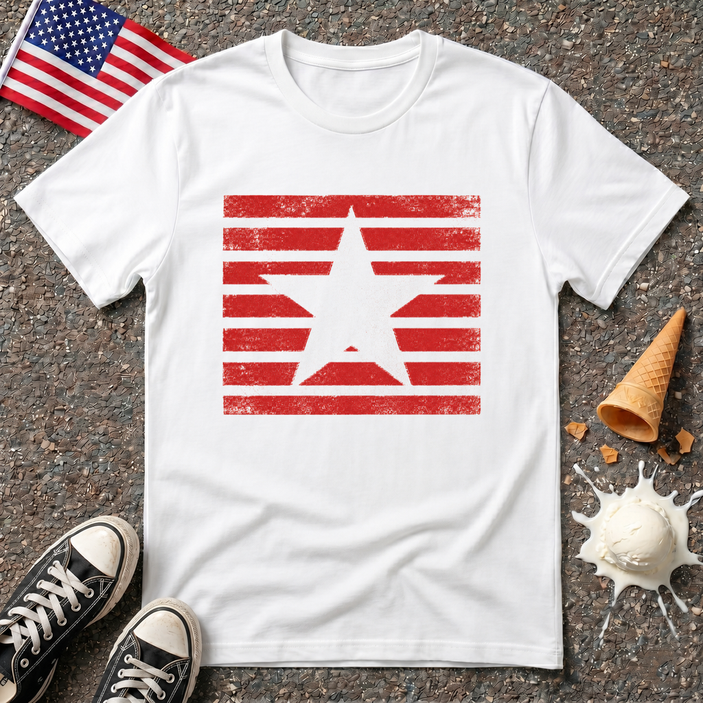 Striped Star Vintage Tee