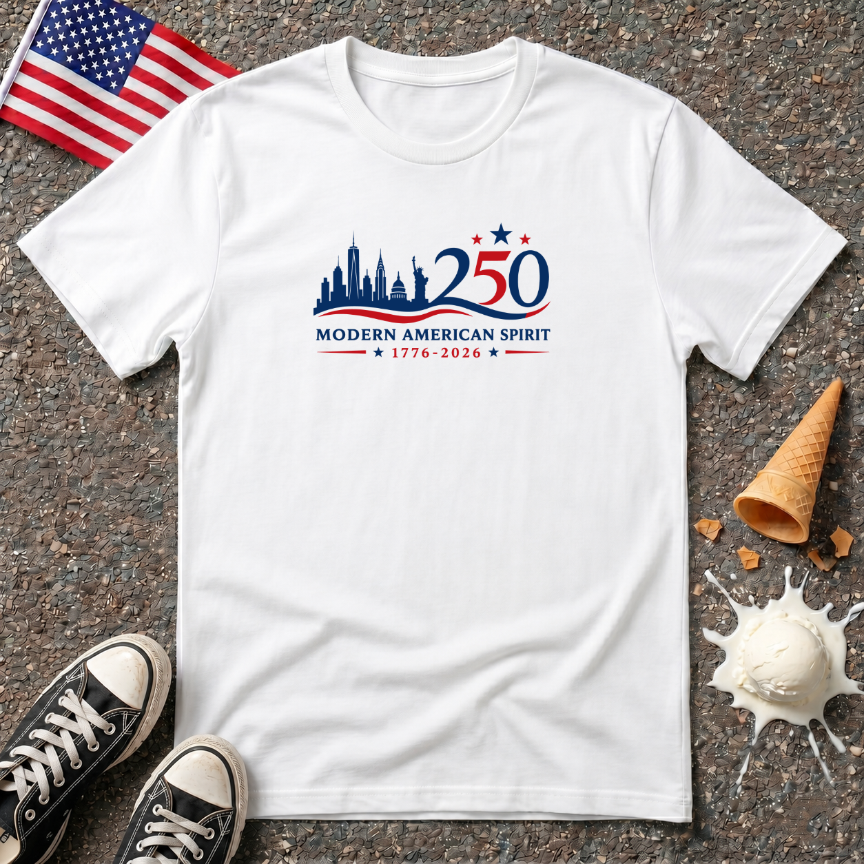 250th Anniversary Skyline Tee