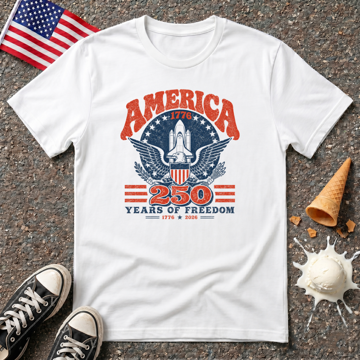 "America 250" Vintage Tee