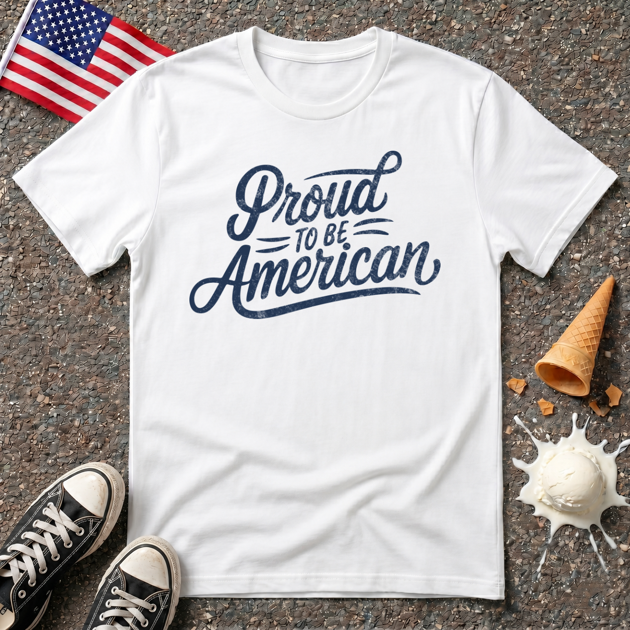 "Proud to Be American" Tee