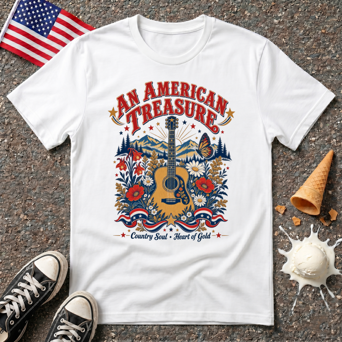 "An American Treasure" Tribute Tee