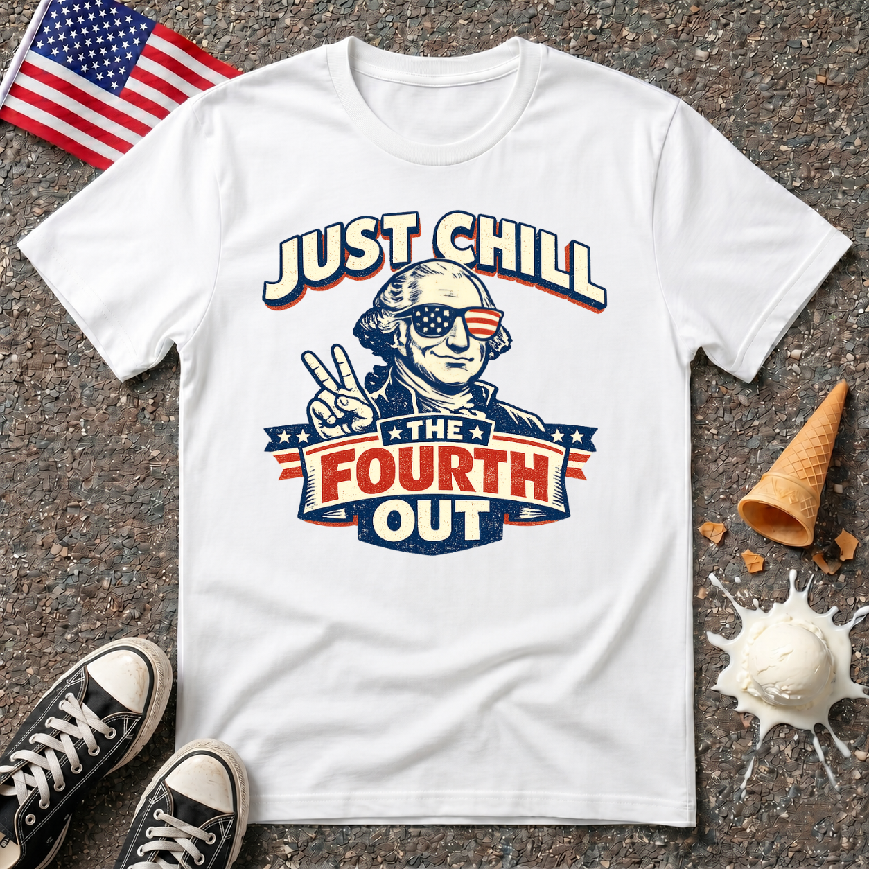 "Just Chill the Fourth Out" Tee