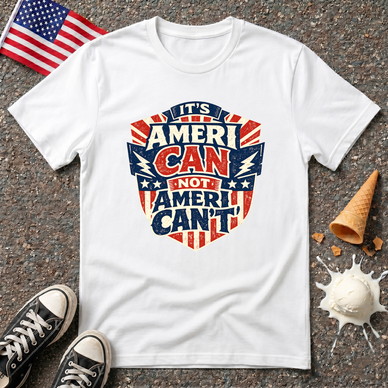 "It's Ameri-CAN" Vintage Tee