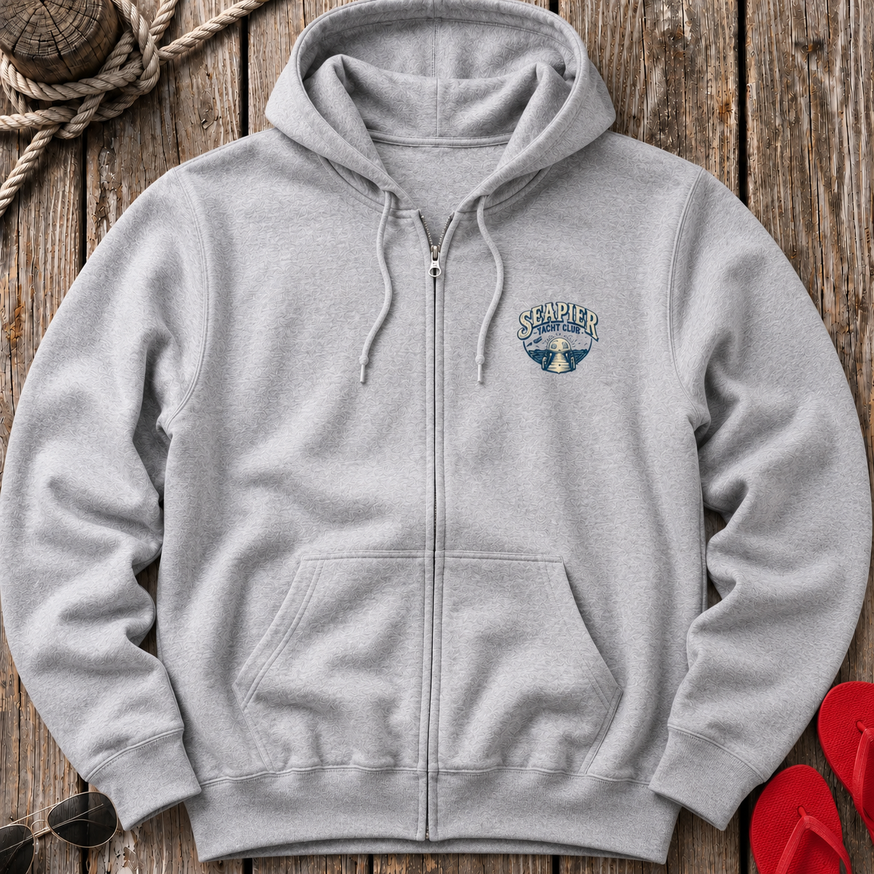 Full Zip Midweight Hoodie